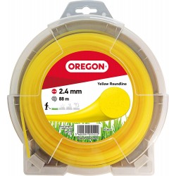 Žacia struna OREGON 2,4 mm x 88 m - ŽLTÁ okrúhla (69-364-Y)