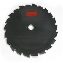 OREGON oceľový nôž krovinorezu - 24z, 225 mm, 1,8 mm, stredový otvor 25,4 mm (110973)