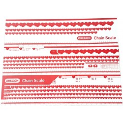 Šablóna na rozmiestnenie reťazí - samolepiaca