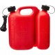 Kanister na palivo 5 l a kanister na olej 3 l WAIPOUA červený s plniacim hrdlom