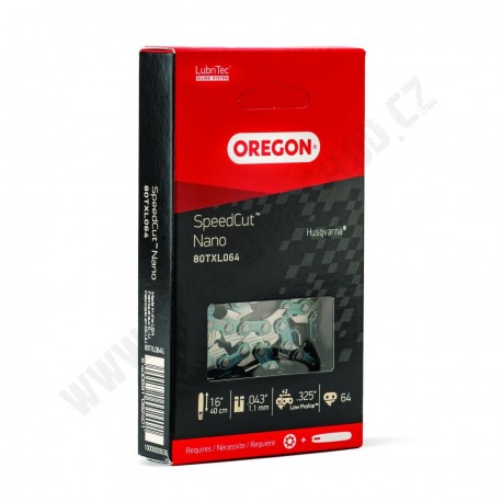 Oregon SpeedCut Nano 1,1 mm reťazová píla s priemerom 0,325" - 64 článkov 80TXL064E