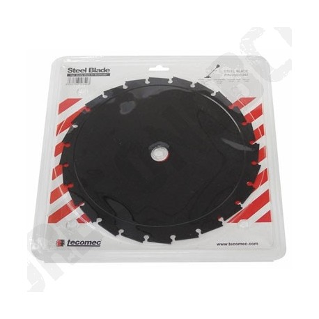 Oceľový nôž pre krovinorezy Maxi - 22 zubov x 200 mm x 1,6 mm, montáž 25,4 mm