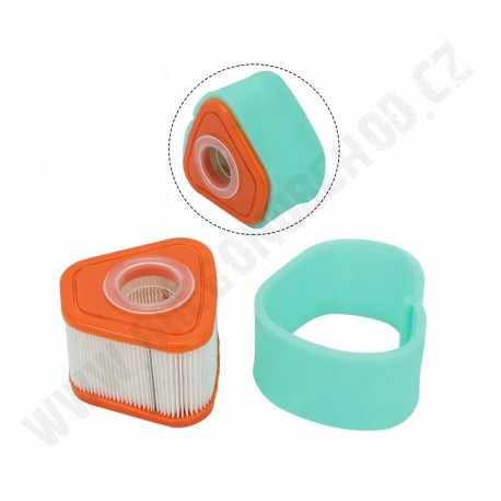 Vzduchový filter pre sériu Briggs & Stratton 850E nahrádza originálny filter 595853, 597265