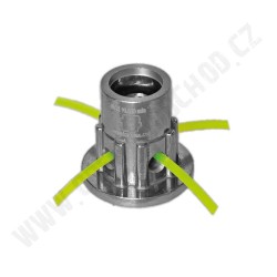 Pevná hliníková žacia strunová hlava ALU II TECOMEC