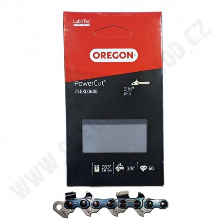 Reťazová píla Oregon POWERCUT 3/8" 1,6 mm - 60 článkov (štvorcový zub) 75EXL060E