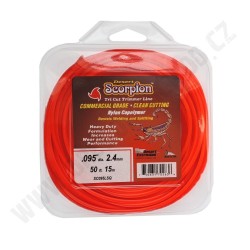 Strunová kosačka Scorpion Line - trojuholníková 2,4 mm x 15 m