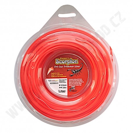 Žacia struna Scorpion Line - trojuholníková 3,0 mm x 24 m