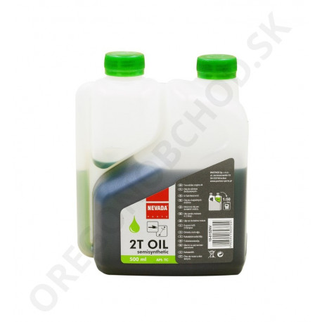 Olej NEVADA 2T 0,5 l s odmerkou - zelený (10-0152AG)