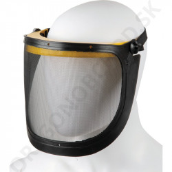 Ochranný štít pre obsluhu krovinorezu (oceľové pletivo)