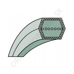 Klinový remeň CASTELGARDEN AA96 13 X 2438 (20360RT)