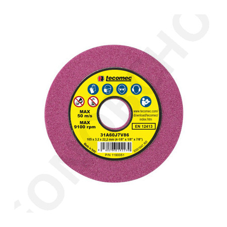 Brúsny kotúč 105 × 3,2 × 22,2 mm – TECOMEC (K00204016)