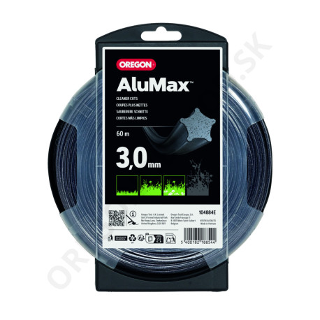 Žacia struna OREGON ALUMAX - hviezda 3,0 mm x 60 m NYLIUM (104884n)