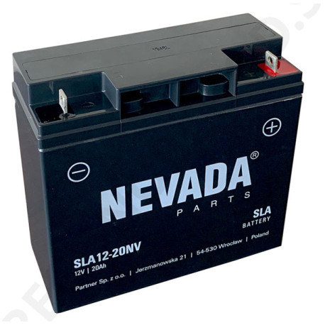 Gélová batéria NEVADA 20Ah/12V (181x77x167mm) (CCA 140A) P+ (SLA12-20AG)