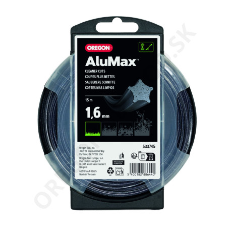 Žacia struna OREGON ALUMAX HVIEZDA 1,6 mm x 15 m (533745n)