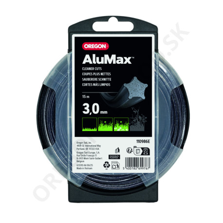 Žacia struna 3 mm x 15 m - OREGON ALUMAX HVIEZDA (110986E)
