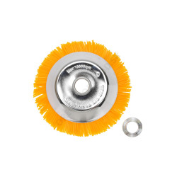 Nylonová kefa Ø 150 mm pre krovinorezy na čistenie dlažby (otvor 20 mm / 25,4 mm) 6-878AG