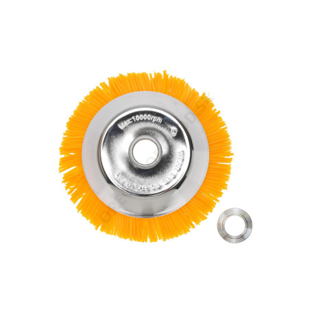 Nylonová kefa Ø 150 mm pre krovinorezy na čistenie dlažby (otvor 20 mm / 25,4 mm) 6-878AG