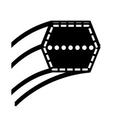 Klinový remeň Castelgarden TC92, Stiga Estate 92, Klinový remeň Castel garden TC92, Stiga Estate 92