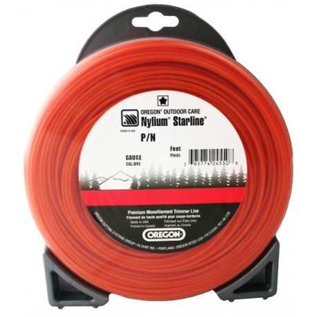 Žacia struna OREGON 3,0 mm x 9 m - ORANŽOVÁ ŠTVOREC (574582)