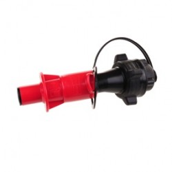 Hrdlo kanistra na benzín Oregon s tlakovým ventilom - červené (562611)