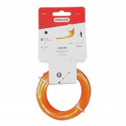 Žacia struna Oregon 1,7 mm x 15 m - ORANŽOVÁ OKRÚHLA (593652)
