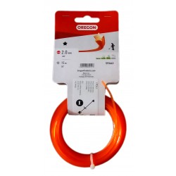 Žacia struna OREGON 2,0 mm x 15 m - ORANŽOVÁ HVIEZDA (593663)