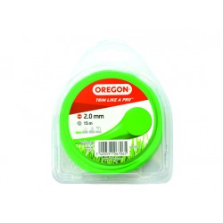 Žacia struna OREGON 2,0 mm x 15 m - ZELENÁ OKRÚHLA  (69-356-GR)