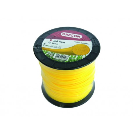 Žacia struna 2,4 mm x 264 m - ŽLTÁ OKRÚHLA (69-365Y)