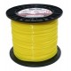 Křovinorezová struna 2,7 mm x 209 m - ŽLTÁ KRUHOVÁ