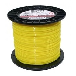 Křovinorezová struna 2,7 mm x 209 m - ŽLTÁ KRUHOVÁ