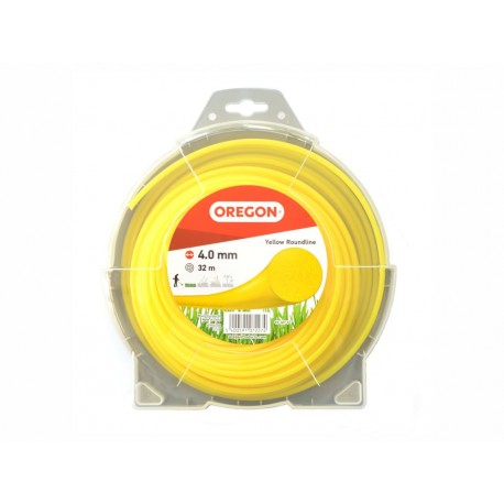 Rezacia struna 4 mm x 30 m - ŽLTÁ okrúhla