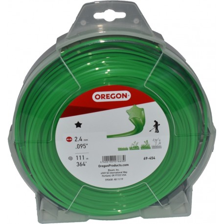 Žacia struna OREGON 2,4 mm x 111 m - ZELENÁ HVIEZDA (69-454V)