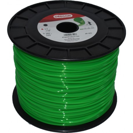 Žacia struna OREGON  3,0 mm x 282 m ZELENÁ OKRUHLA (69-372V)