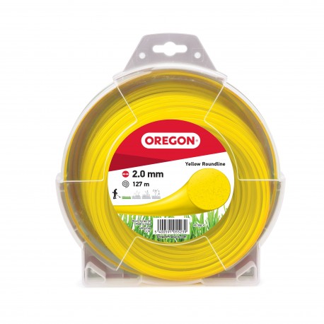 Žacia struna Oregon 2,0 mm x 127 m - ŽLTÁ KRUHOVÁ (69-358-Y)