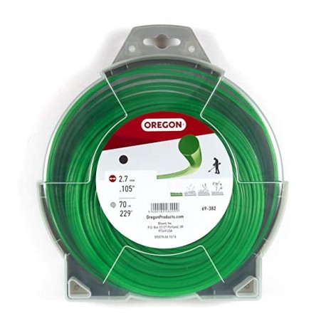 Žacia struna 2,7 mm x 70 m - GREEN ROUND (69-382V)