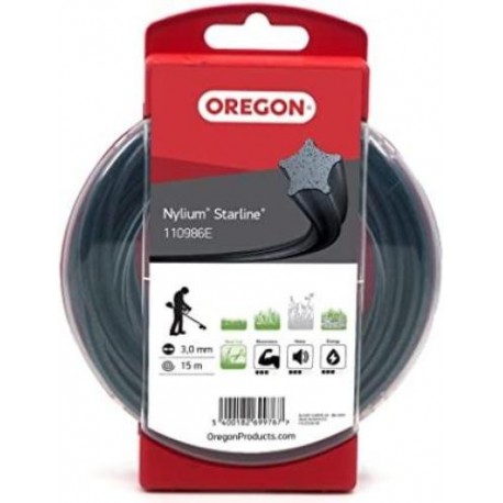 Žacia struna 3 mm x 15 m - OREGON NYLIUM HVIEZDA (110986E)